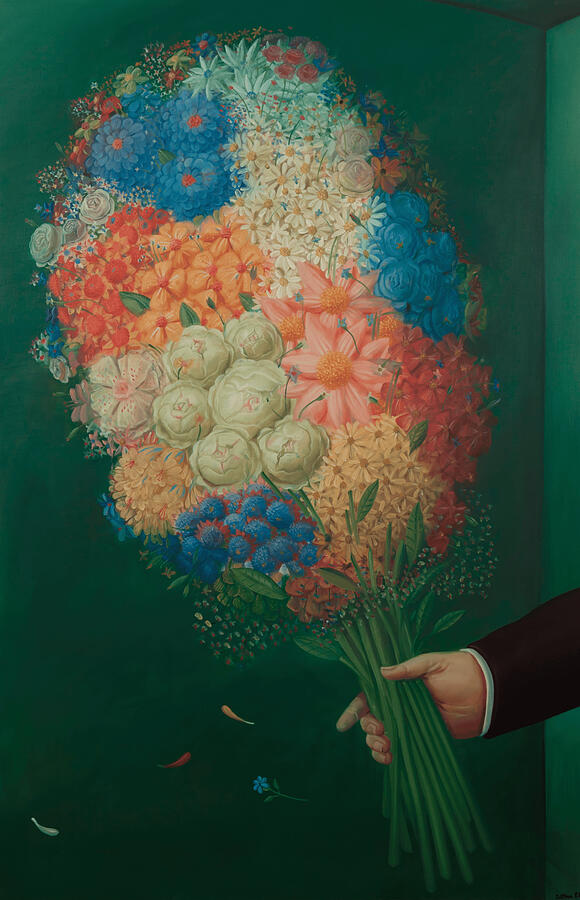 Flores - Fernando Botero Digital Art by Samuel HUYNH Flores - Fernando Botero Digital Art by Samuel HUYNH
