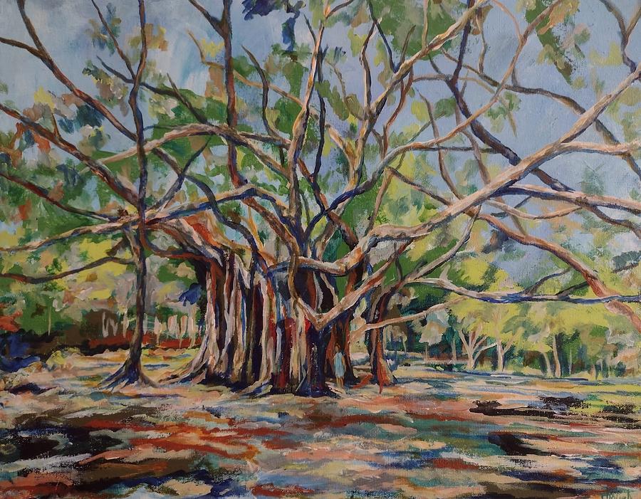 Florida Banyan Painting by Tanya Hough - Fine Art America