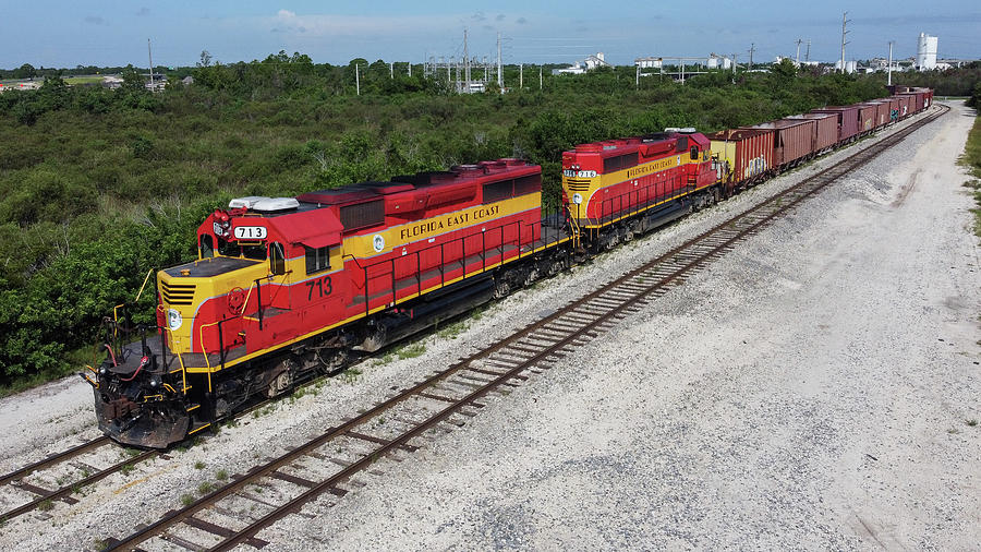 Florida East Coast Train City Point Photograph by Bradford Martin