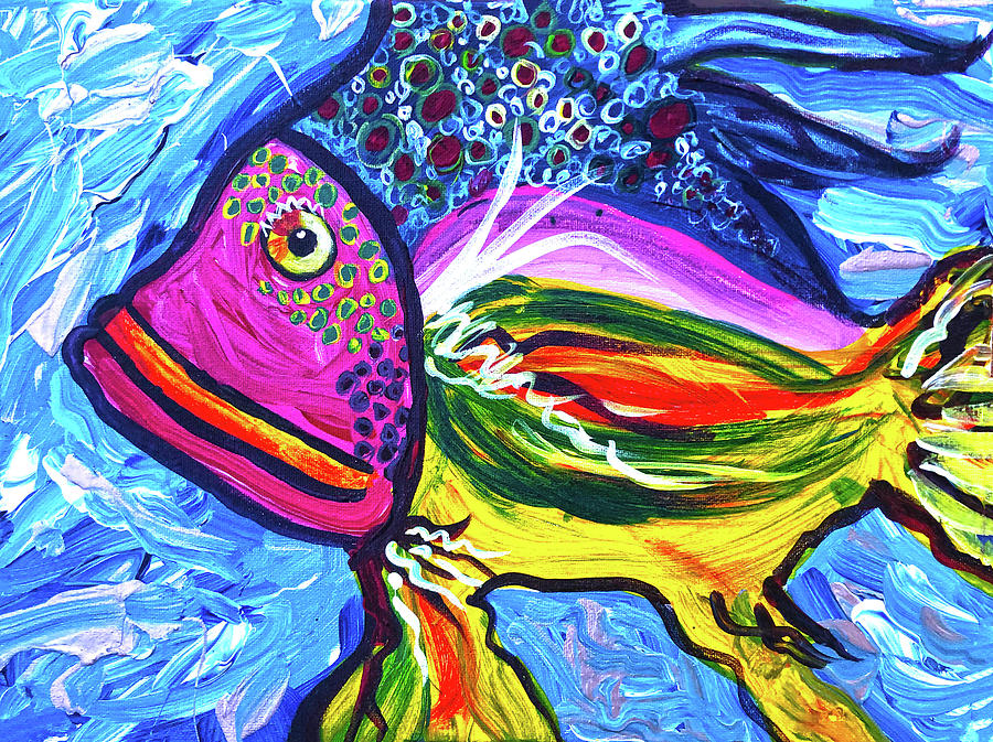 Florida Fish Art Painting by Christine Dekkers - Fine Art America