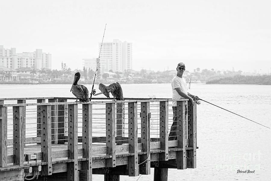 Daytona Beach Photograph - Florida Fishing by Deborah Benoit