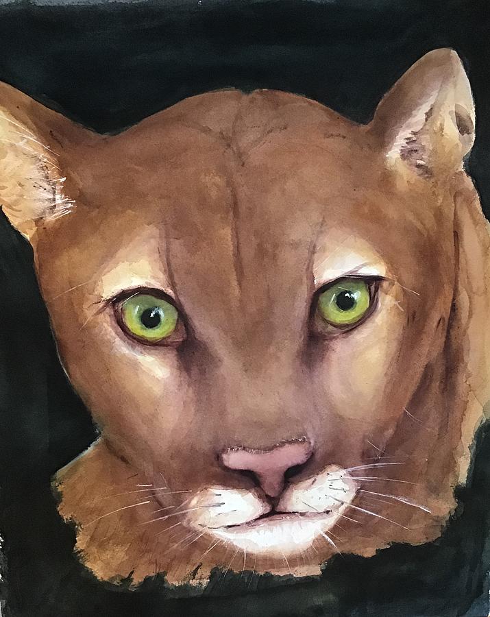 Florida Panther Painting by Rhonda Hancock