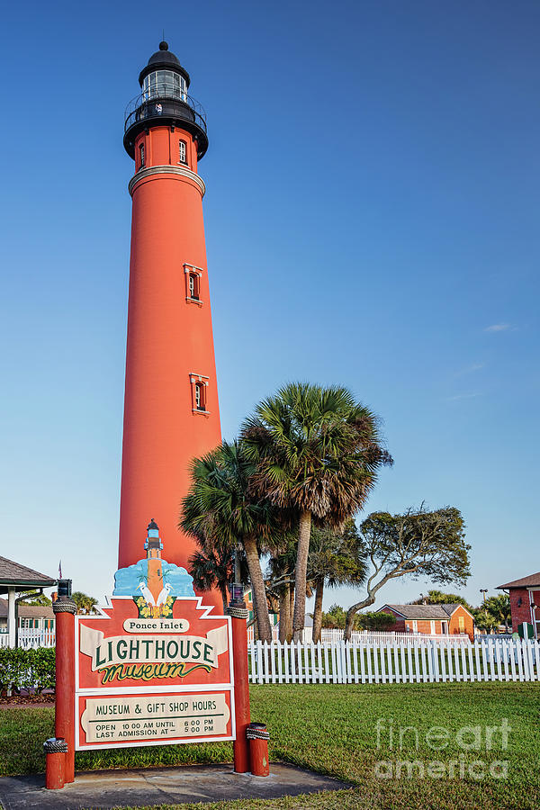 Florida Ponce Inlet Lighthouse Photograph by Maria Struss Photography