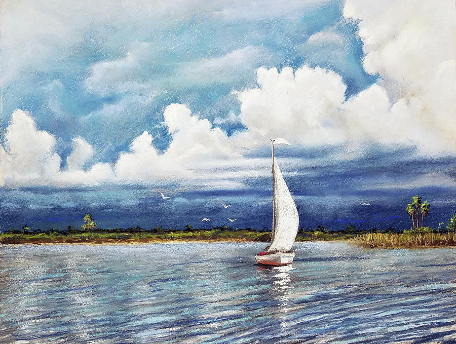 Florida Sailing Pastel by Rick McKinney