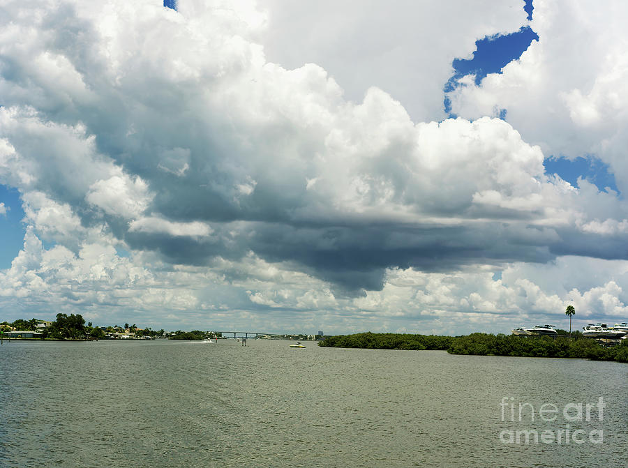 Florida Sky Over Intracoastal Photograph by Felix Lai