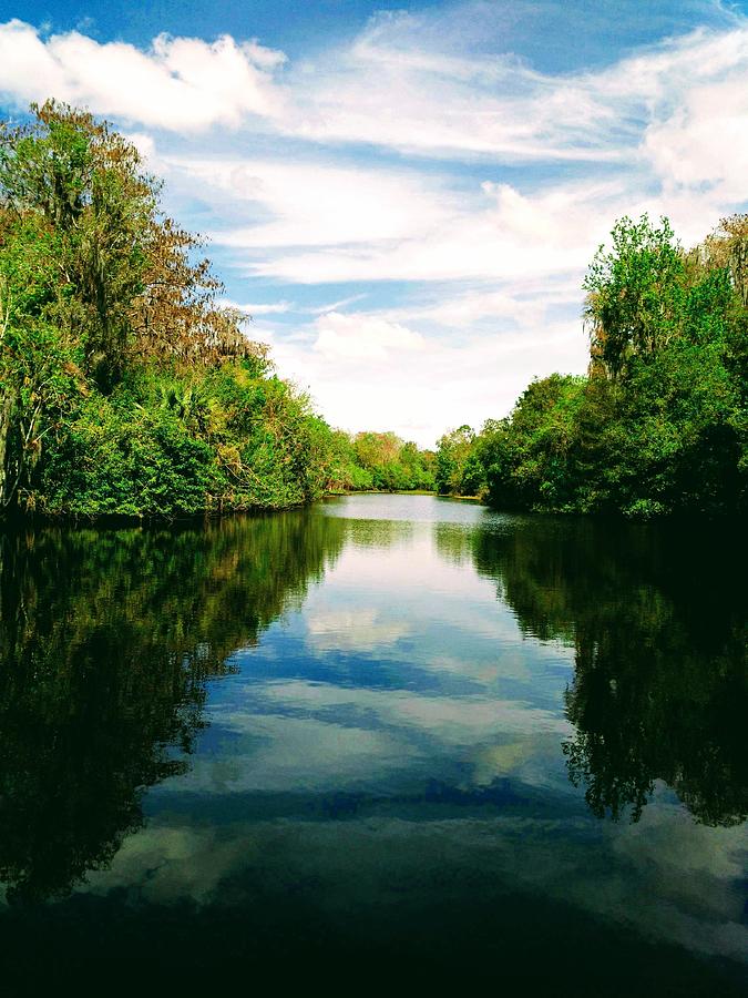 Florida Waterway Photograph by Patti Jo Hines - Fine Art America