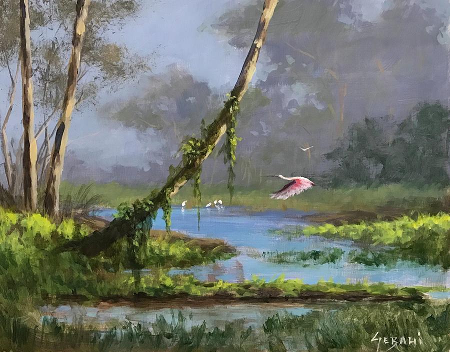 Florida Wildlife Art Painting by Karim Gebahi - Fine Art America