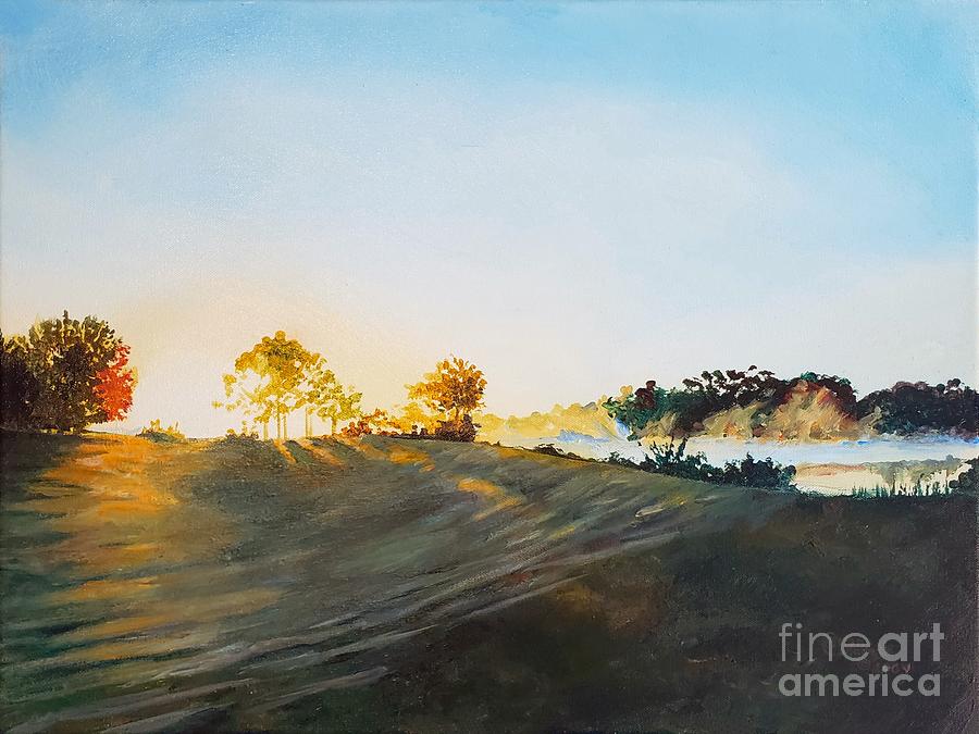 Florida Winter Dawn Painting by Merana Cadorette