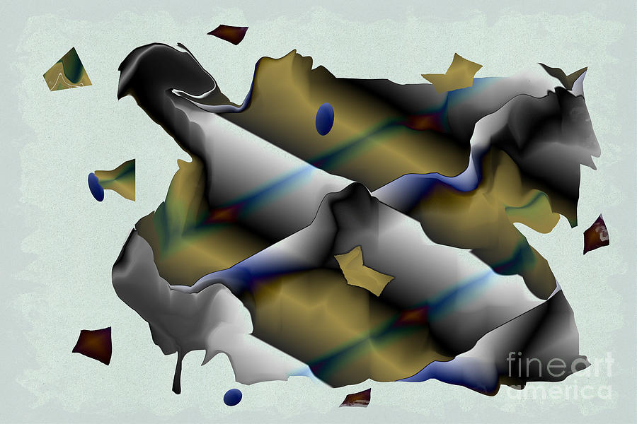 Flotsam Abstract Digital Art by Kae Cheatham