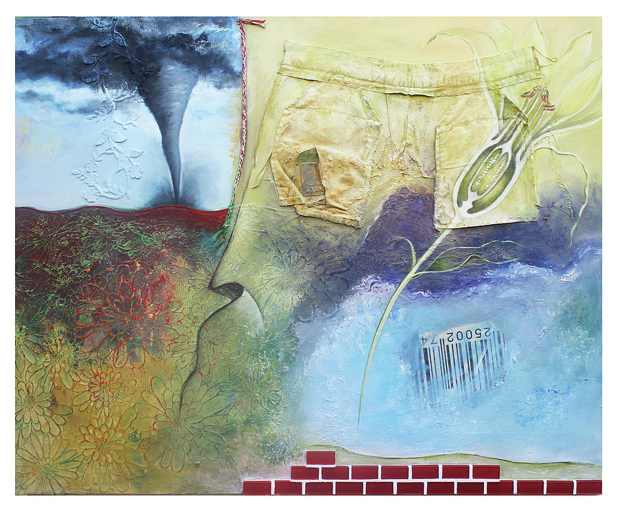 Flotsam and Jetsam Wind Mixed Media by Deborah Coffey Fine Art America