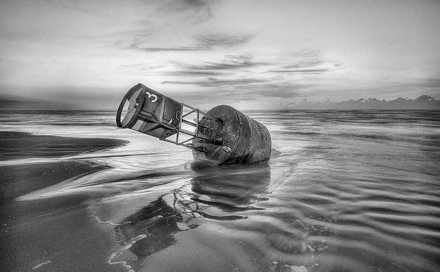 Flotsam in Black and White Photograph by JC Findley