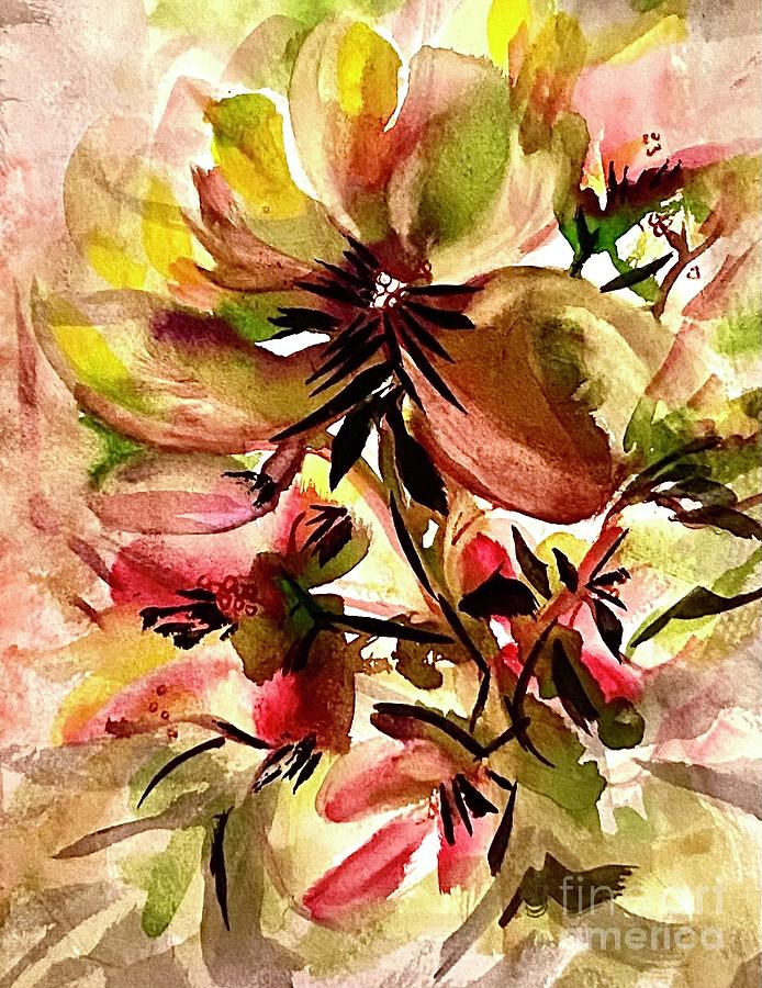 Flourish Painting by Francelle Theriot