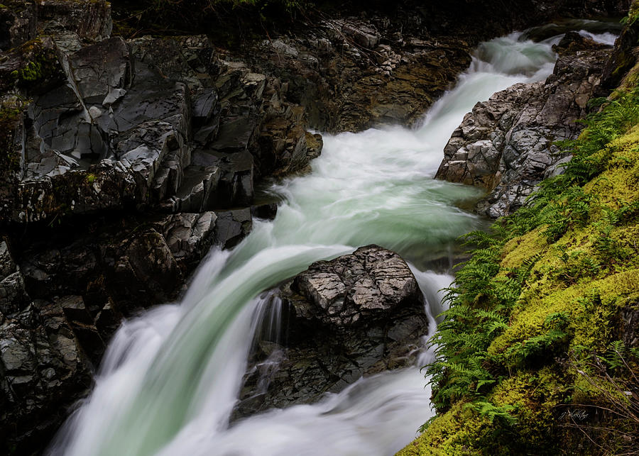 Flow Like A Great River - Waterfall Art Photograph by Jordan Blackstone