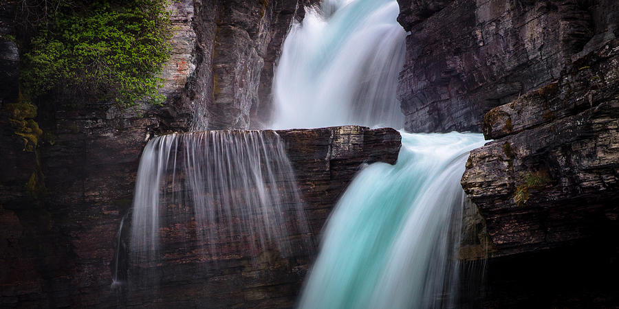 Glacier National Park Photograph - Flow  - Wide  by Ryan Smith