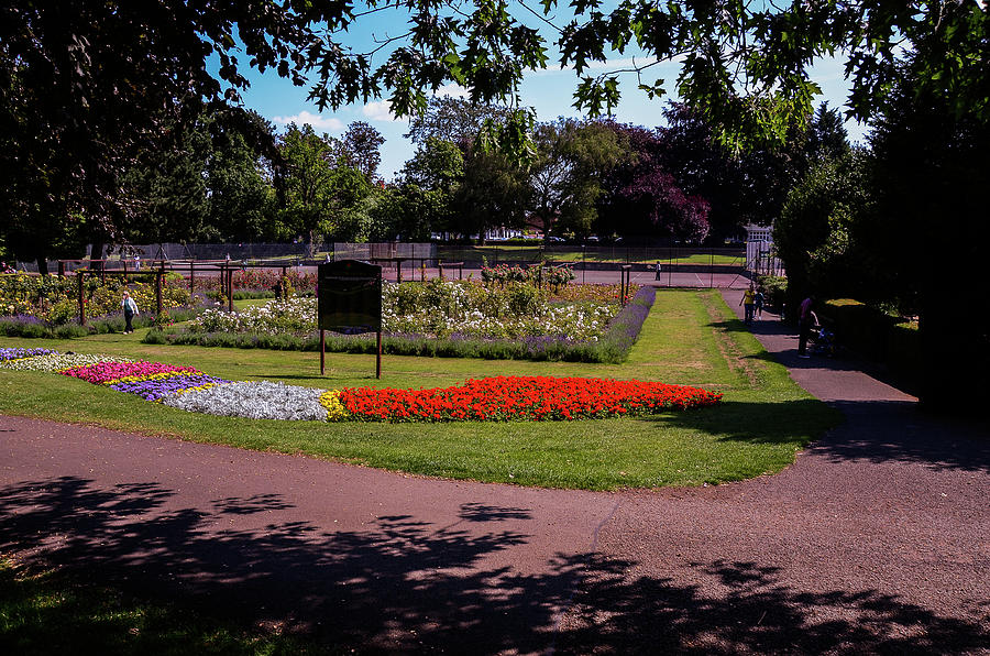 Flower beds and Courts Photograph by Gordon James