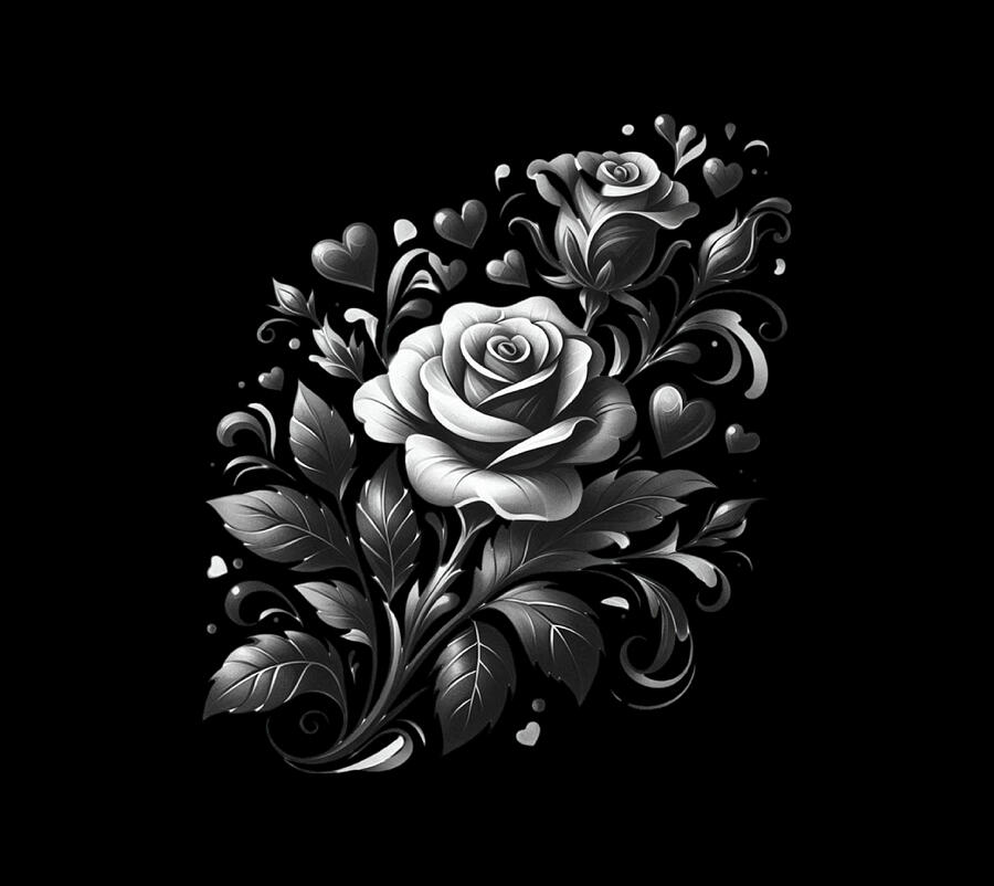 Flower Black Magis Roses Digital Art by Fitri Apriliyani Flower Black Magis Roses Digital Art by Fitri Apriliyani