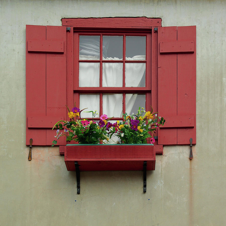 Flower Box View - St. Augustine, Florida Photograph by Kenneth Lane Smith