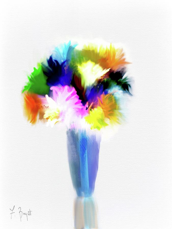 Flower Burst 2 Digital Art by Frank Bright