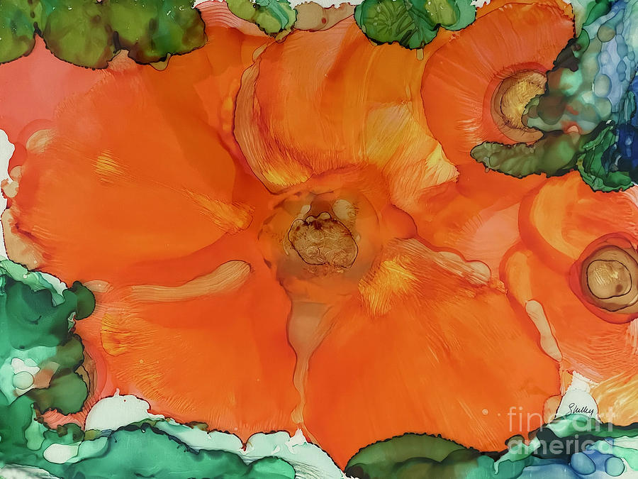 Flower burst Painting by ShelleyK Myers