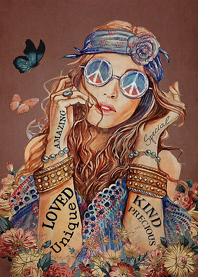 hippie paintings
