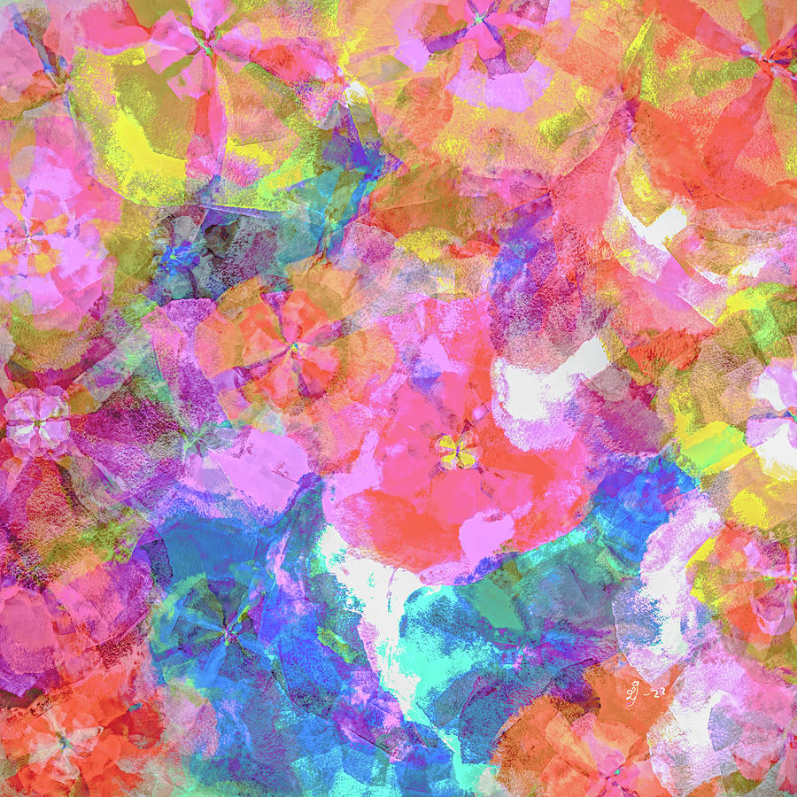 Flower Colour Play #l0 Digital Art by Leif Sohlman