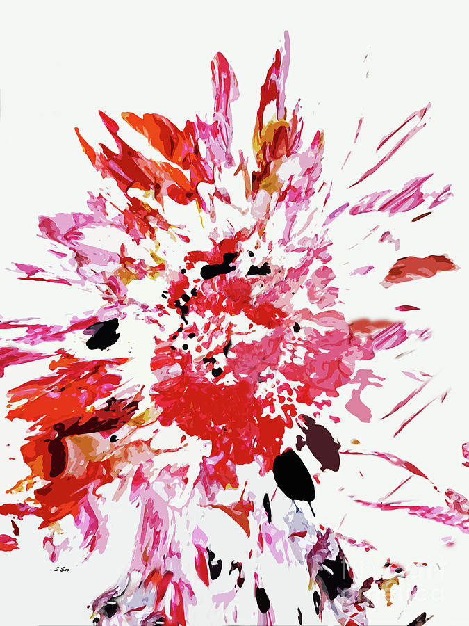 Flower Confetti 2 Mixed Media by Sharon Williams Eng