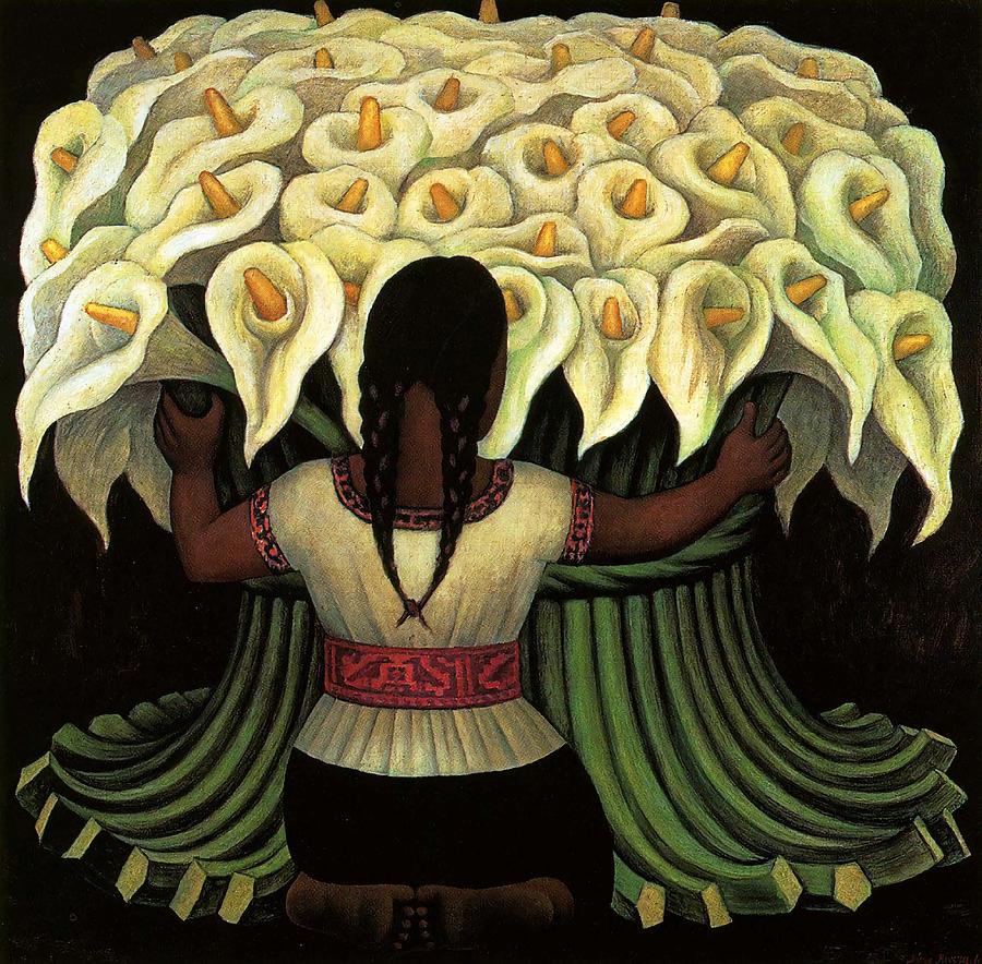 Flower Day- Diego Rivera Painting by Diego Rivera - Fine Art America