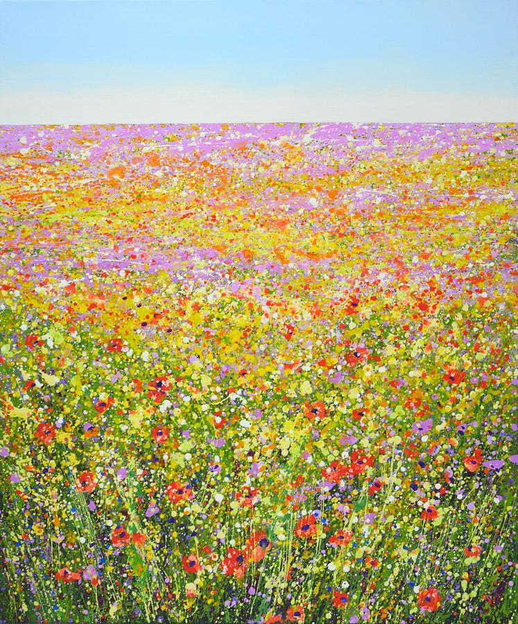Flower field 7. Painting by Iryna Kastsova