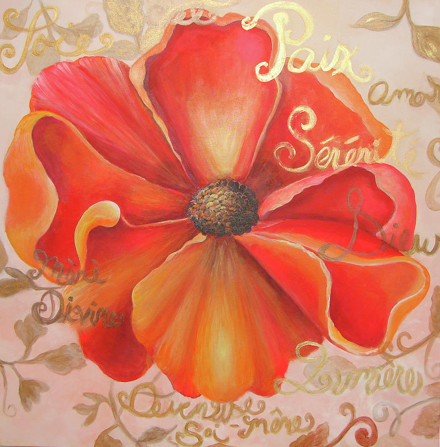 Flower For Your Soul Painting by Ashleigh Dyan Bayer
