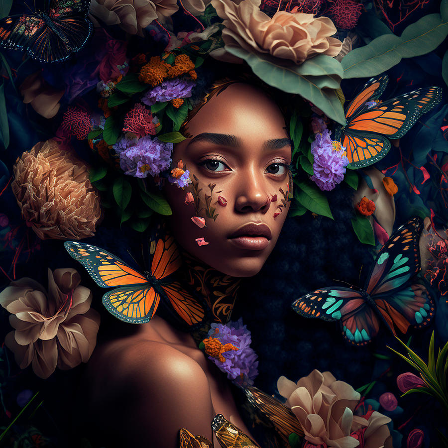 Flower Garden Digital Art by Kari Cook - Fine Art America