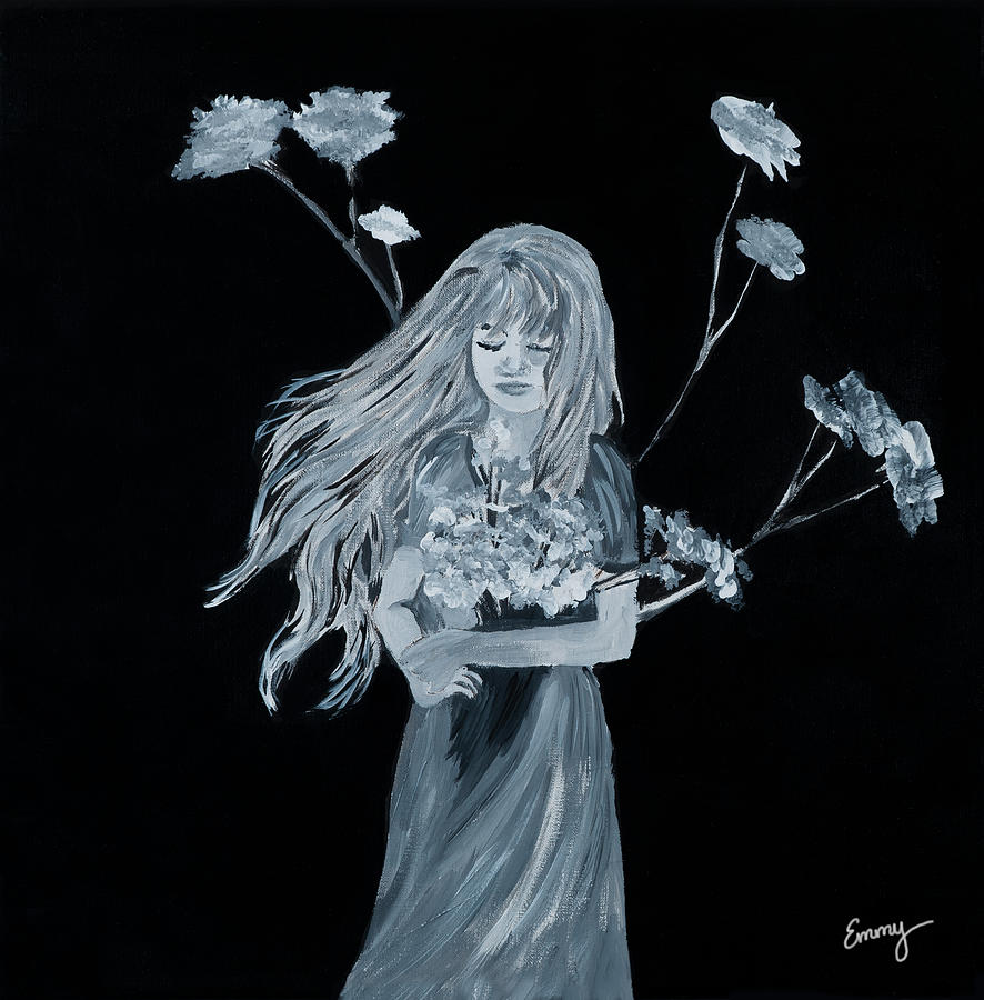 Flower Girl Painting by Emily Lairson - Fine Art America