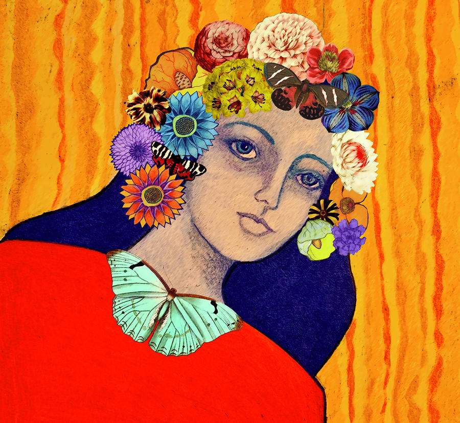 Flower Girl Digital Art by Lorena Cassady