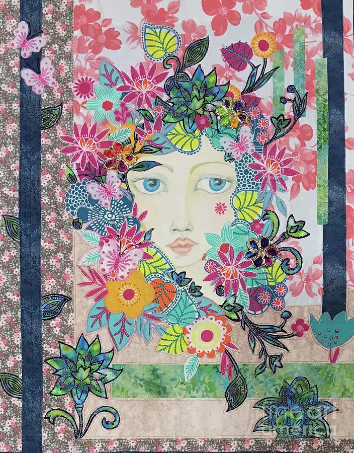 Flower Girl Mixed Media by Susan Cliett