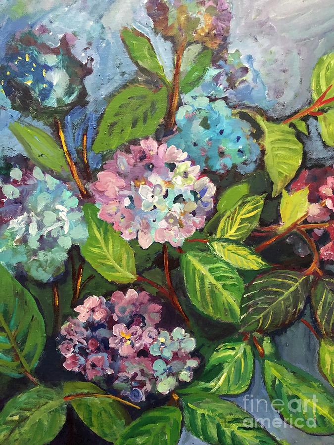 Flower Hydrangea  For The Bedroom ,living Room And Office Painting