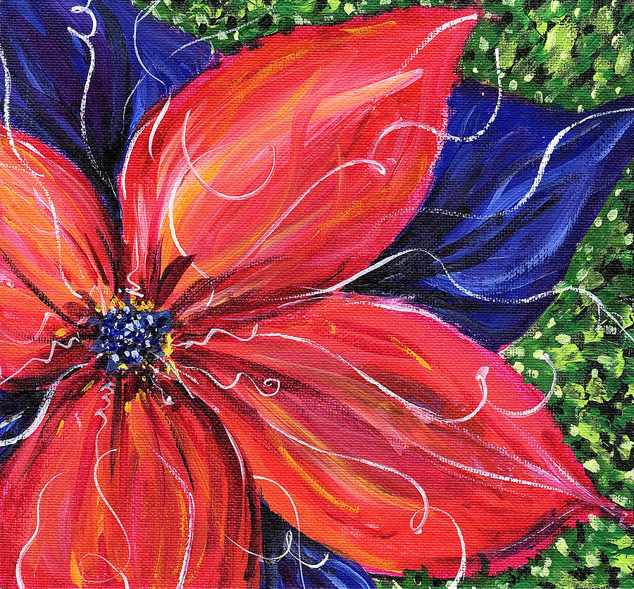 Flower Painting by Jennifer Gregory