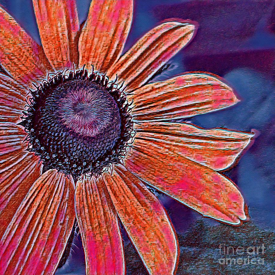 Flower Joy Digital Art by Rachel Hannah