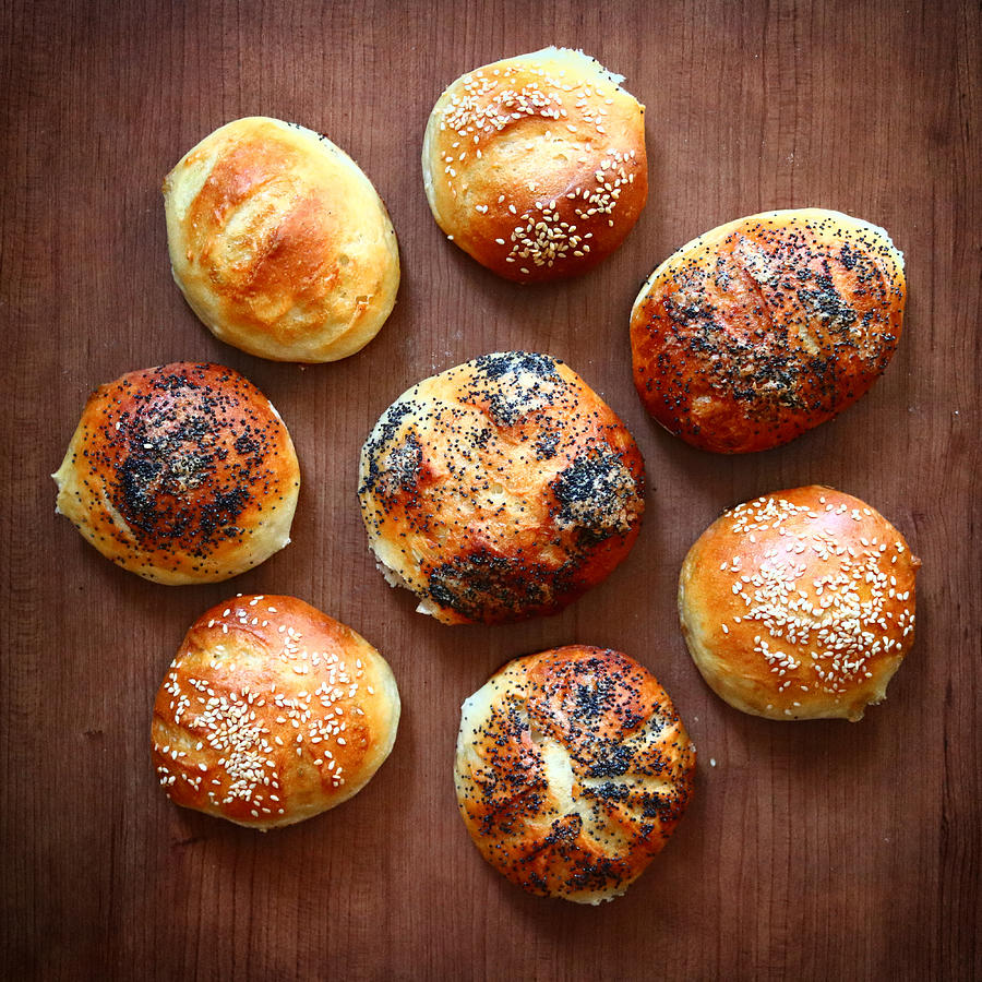 Flower of Buns. Homemade Rustic French Breads Photograph by Katrin Ray Shumakov