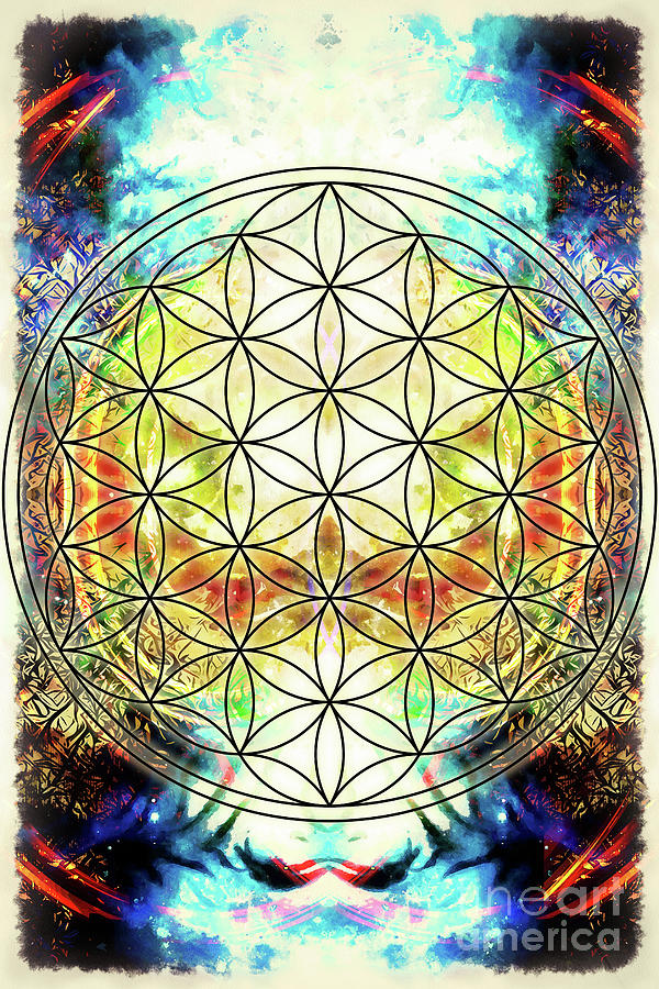 sacred geometry flower of life wallpaper