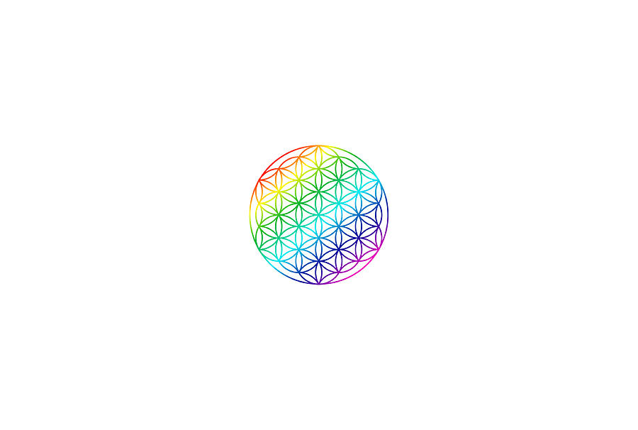 Flower Of Life Sacred Geometry Digital Art By The Storymaster Fine   Flower Of Life Sacred Geometry The Storymaster 