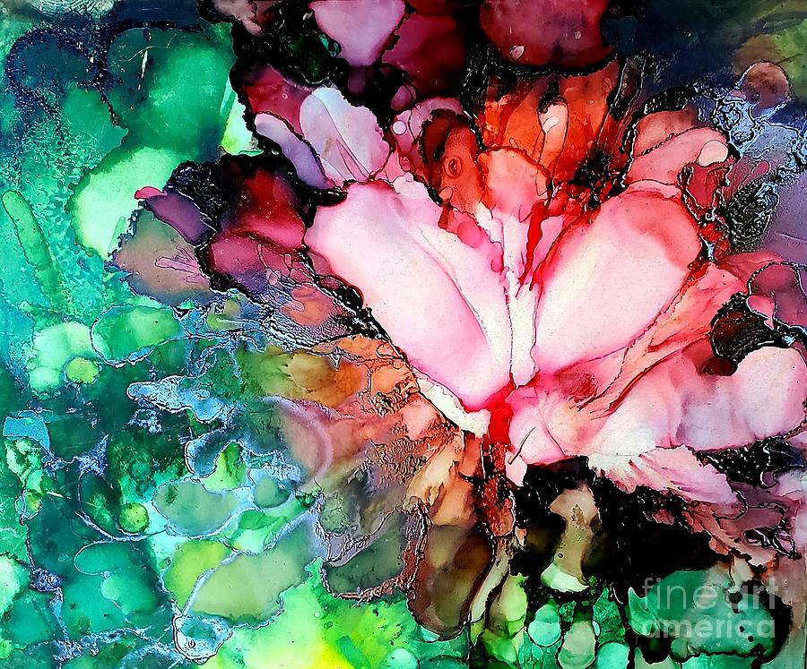 Abstract Painting - Flower Play by Zan Savage