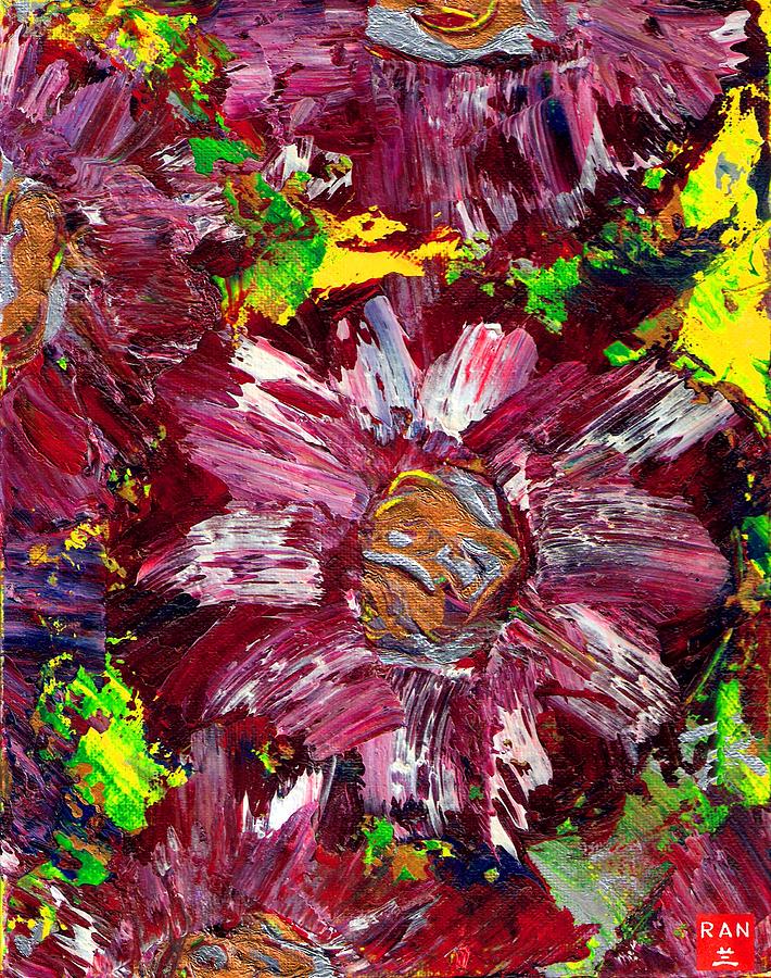 Flower Power 17 Painting by Ran Andrews