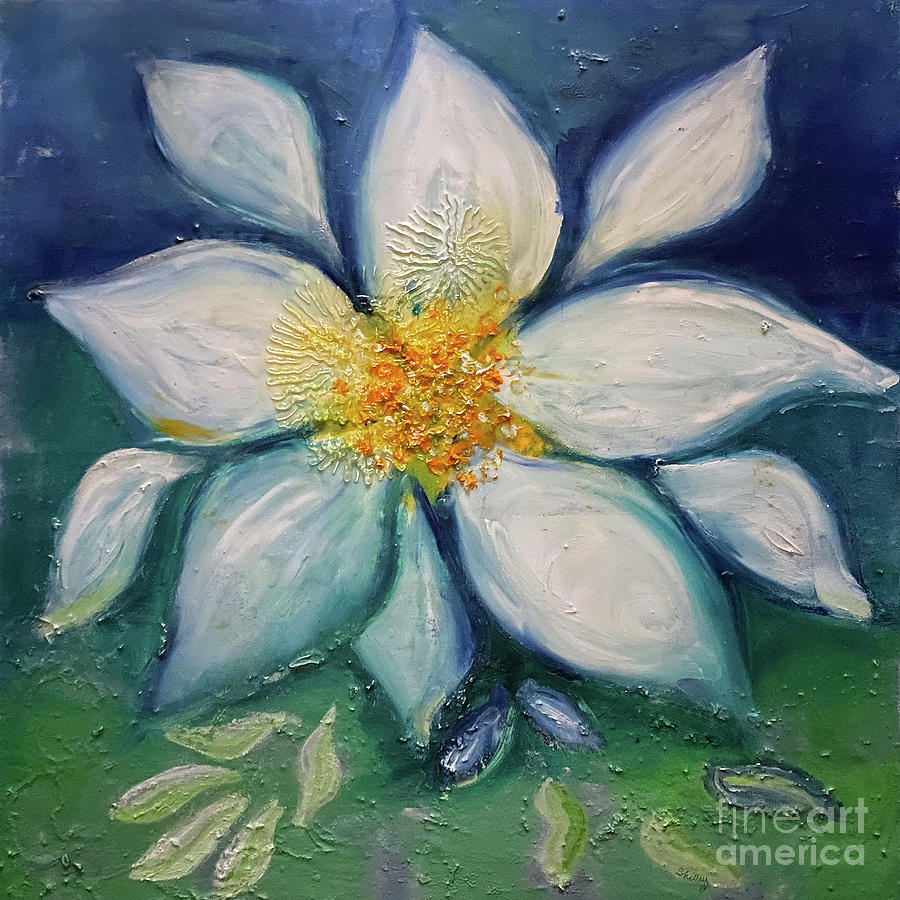 Flower Power Daisy 1 Painting by Shelley Myers