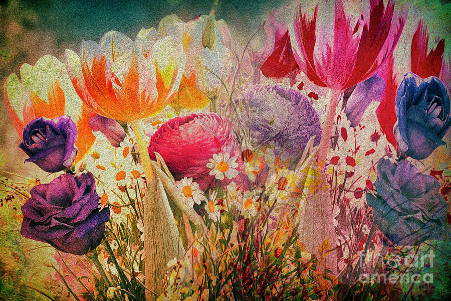 Flower Power Digital Art by Edmund Nagele FRPS