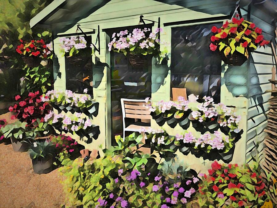 Flower Shed Mixed Media