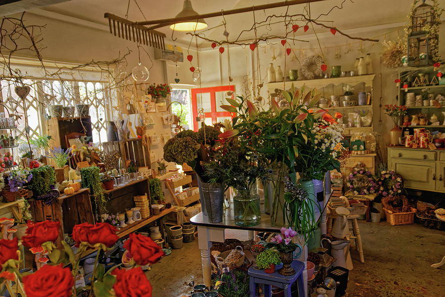 Flower Shop Photograph by Jeff Townsend