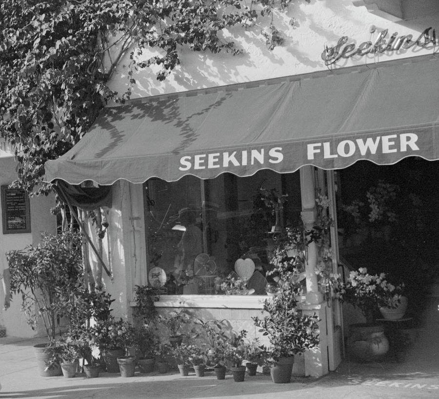 Flower Shop, Palm Beach, Florida, 1930's Photograph by Visions History Fine Art America