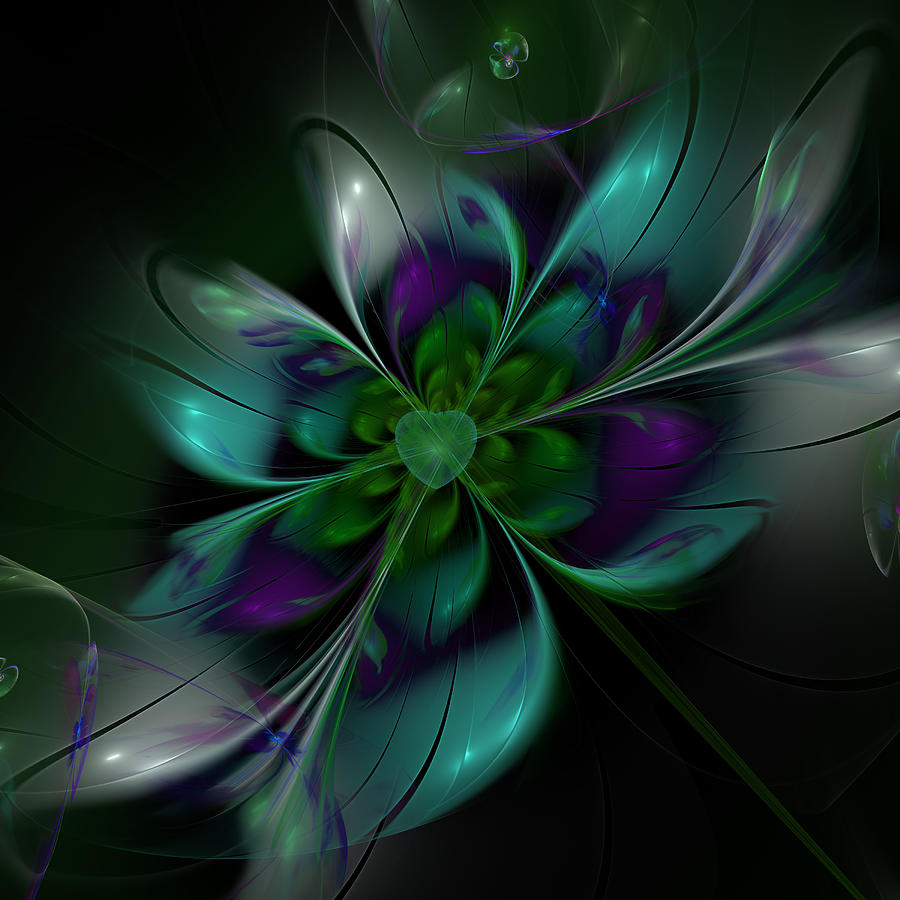 Flower Spirit #2 Digital Art by Mary Ann Benoit Flower Spirit #2 Digital Art by Mary Ann Benoit