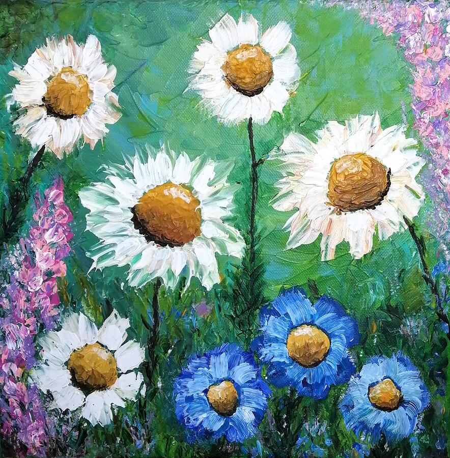 Flower Painting - Flower symphony  by Emese Dallos