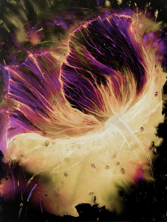 Flower Thingy 5 inverted Painting by Petra Rau