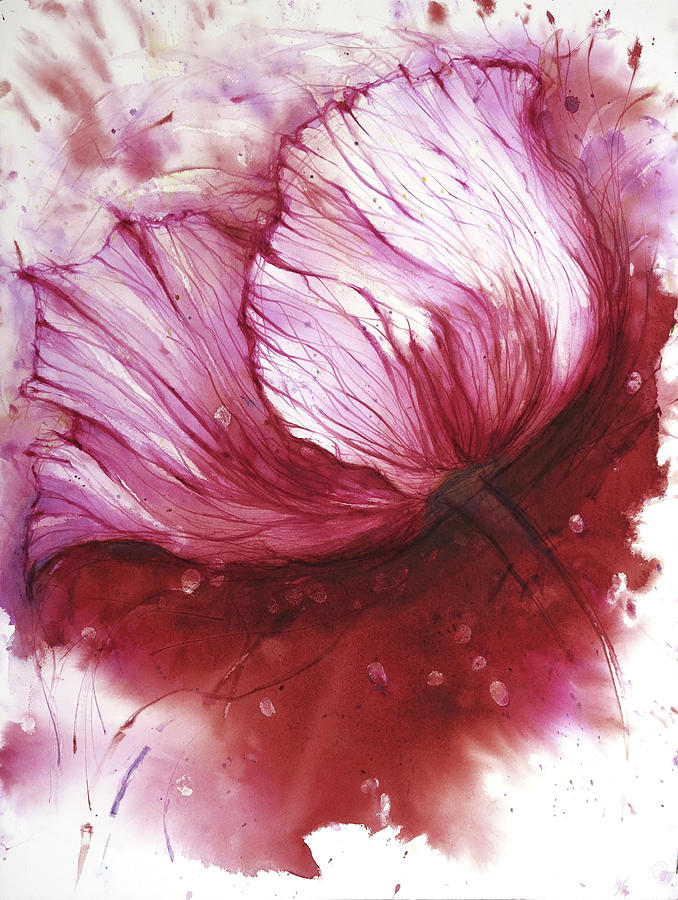 Flower Thingy 5 Painting by Petra Rau